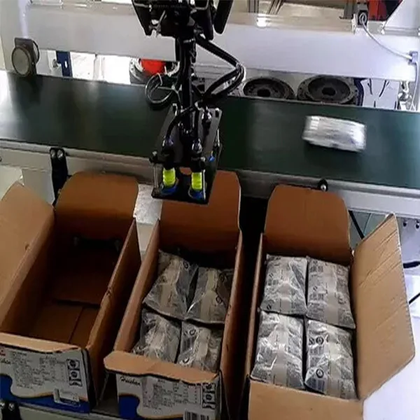 Robot food packing application case DELTA industrial robot high-speed grab and put arrangement manipulator