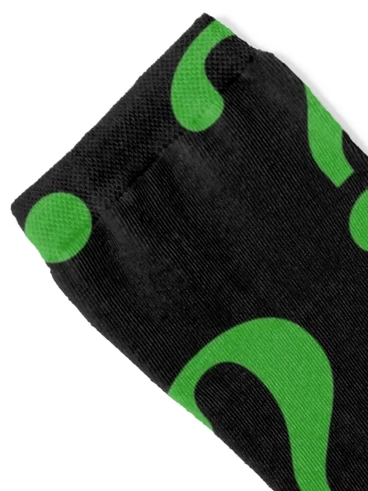 The Riddle Question Mark Symbol Retro Socks man sports and leisure Man Socks Women's