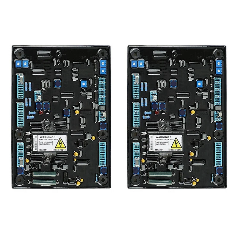 

2X MX321 AVR Automatic Voltage Regulator For Generator Replace Accessories