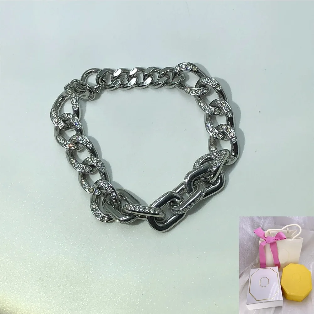 Nova moda dextera escondida branco imitação de cristal pulseira requintado presente de ação de graças feminino