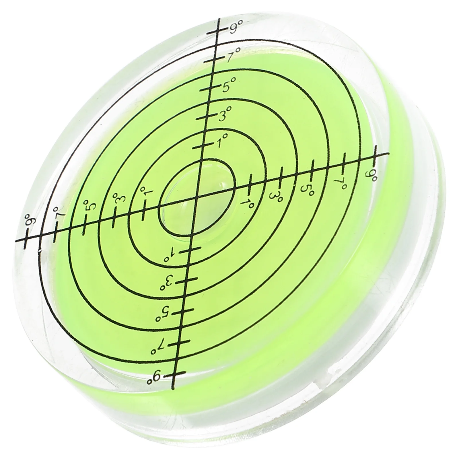 علامة كرة الجولف المستديرة على مستوى الفقاعات، بلاستيك مدمج خفيف الوزن وعالي الدقة، علامات كرة الجولف المحمولة