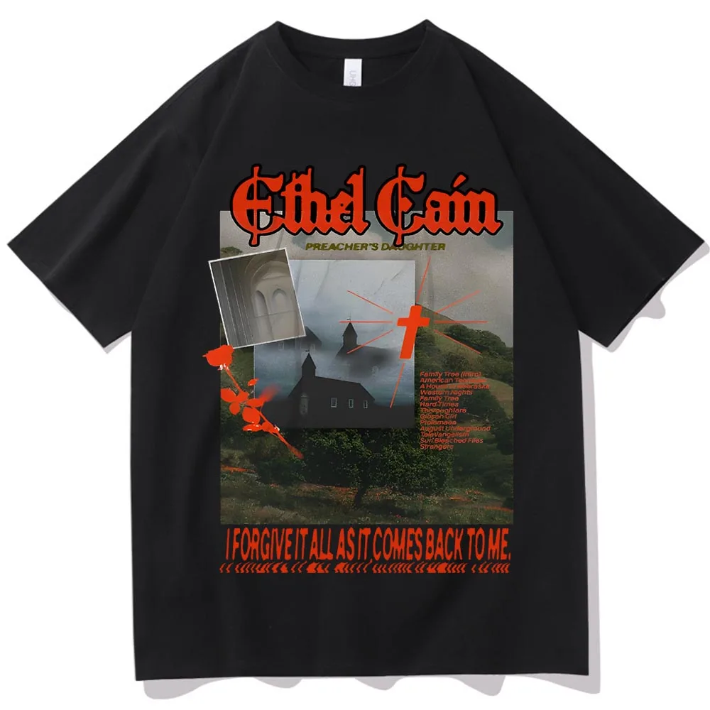 Ethel Cain Preacher's Daughter Shirt O-Neck Short Sleeve Fans Gift Shirts