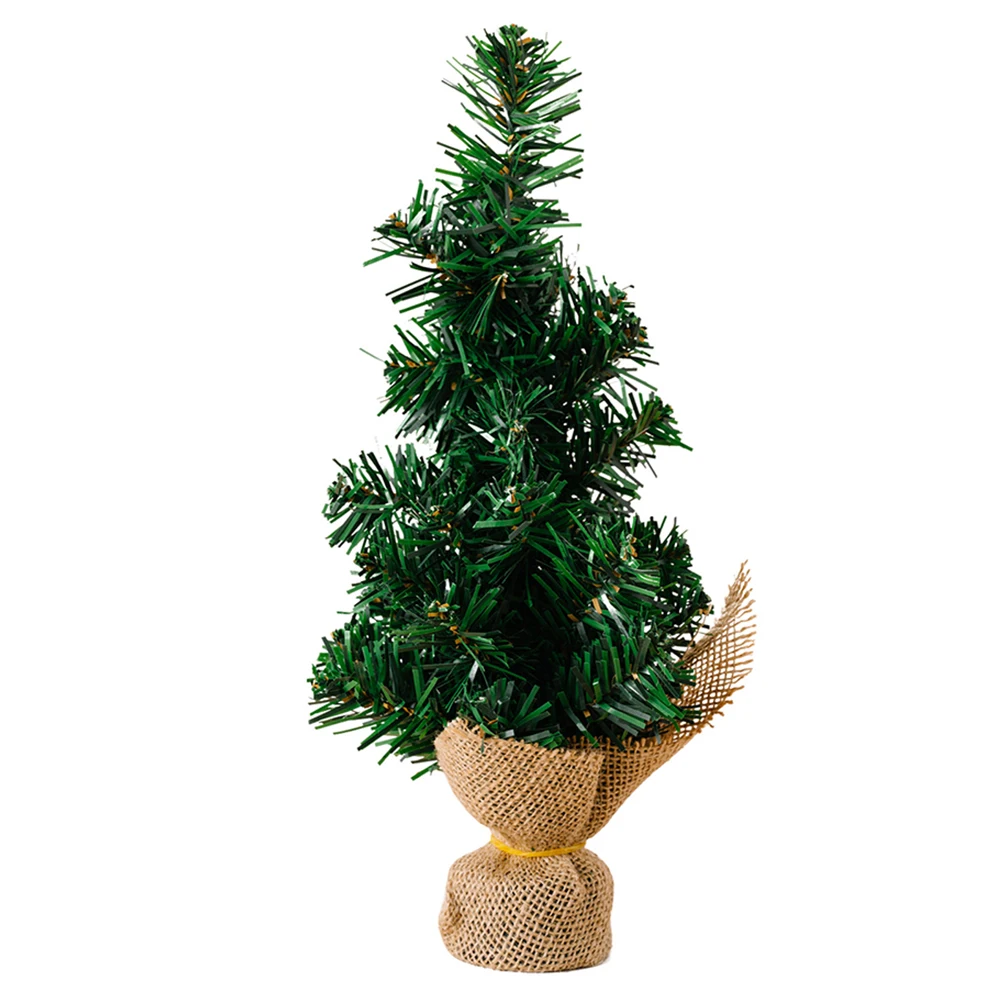Mini ornamento per alberi di Natale in PVC, dimensioni compatte per qualsiasi spazio, ornamenti intricati e decorazioni affascinanti, facile da riporre