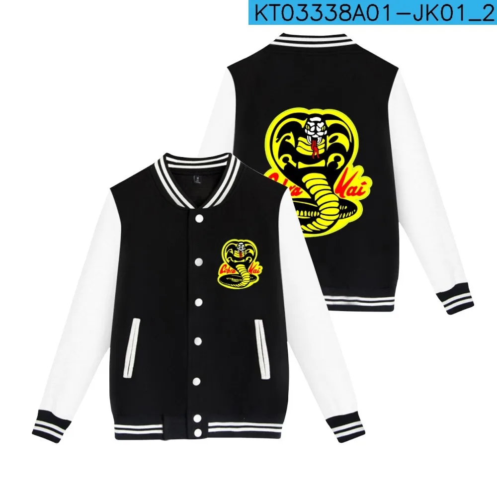 Karate Kid Cobra Kai baseball jacke Frauen Männer Cobra Kai Sweatshirt Frauen Kleidung Jacken Männer Mantel junge mädchen