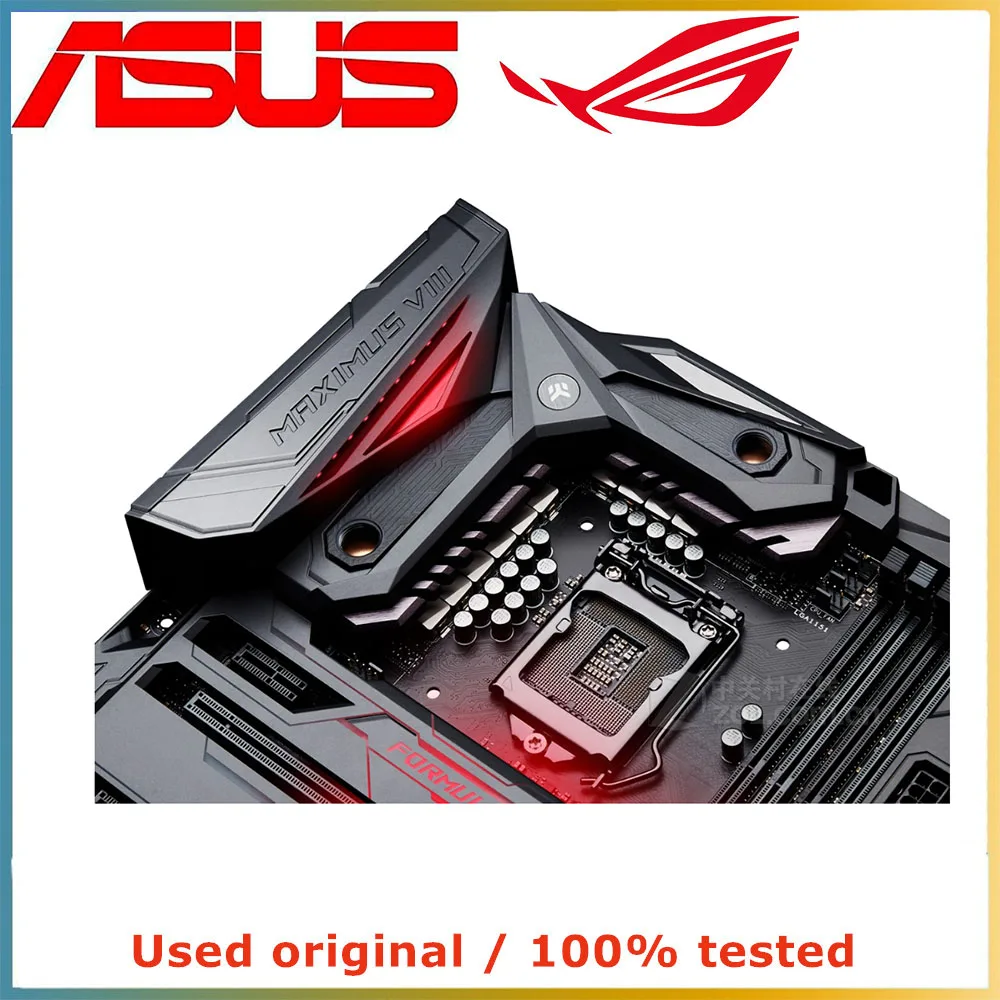 Imagem -05 - Asus-rog Maximus Vii Formula Placa-mãe do Computador Lga 1151 Ddr4 64g Intel Z170 Desktop Mainboard M.2 Nvme Pci-e 3.0 X16