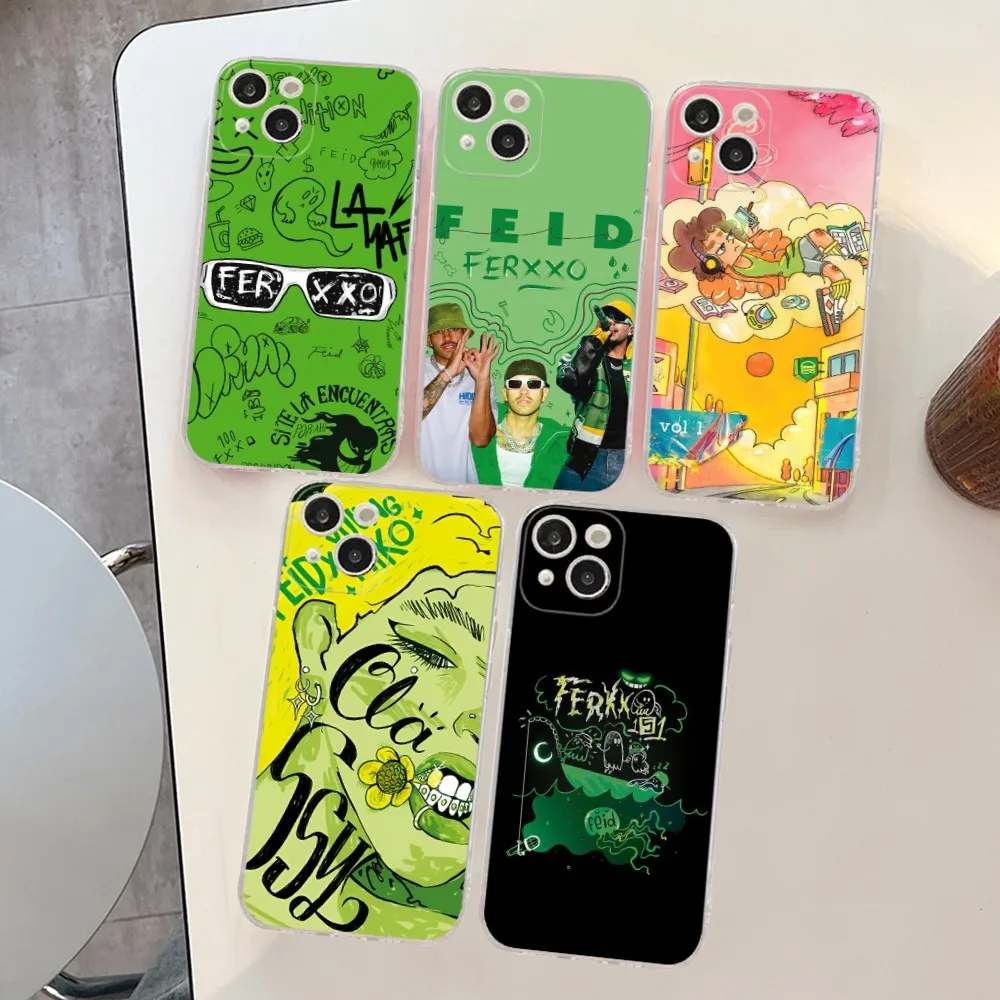 Singer F-Feid Ferxxo SIXDO Phone Case Silicone Soft for iphone 15 14 13 12 11 Pro Mini XS MAX 8 7 6 Plus X XS XR Cover