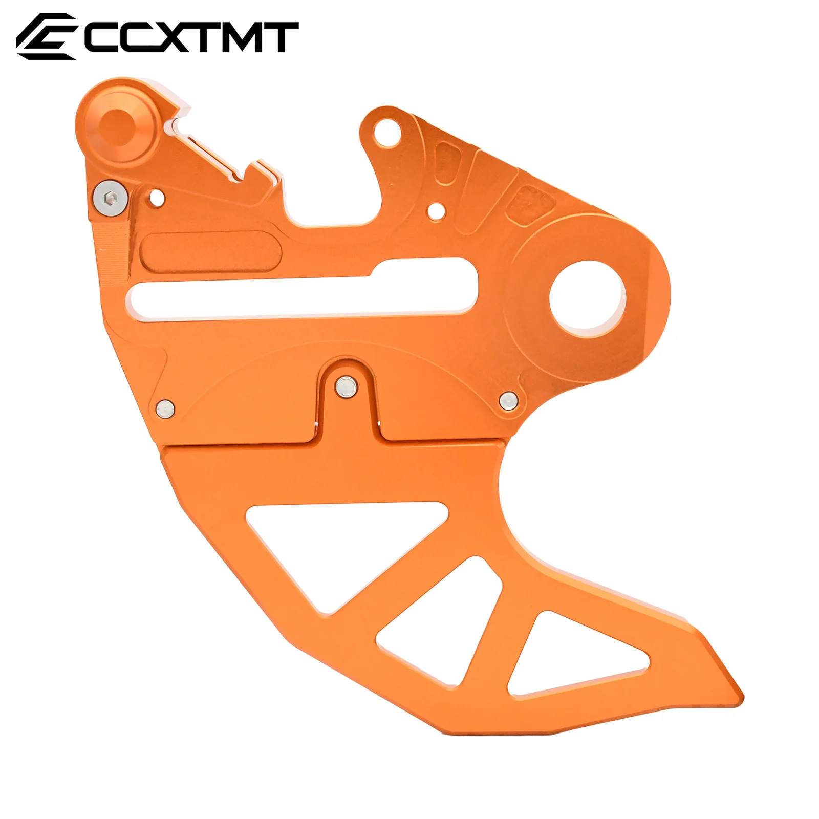 CNC Rear Brake Caliper Support With Brake Disc Guard For KTM SX SXF XC XCF XCW EXC EXCF TPI Six Days 125 250 300 350 400 450 530