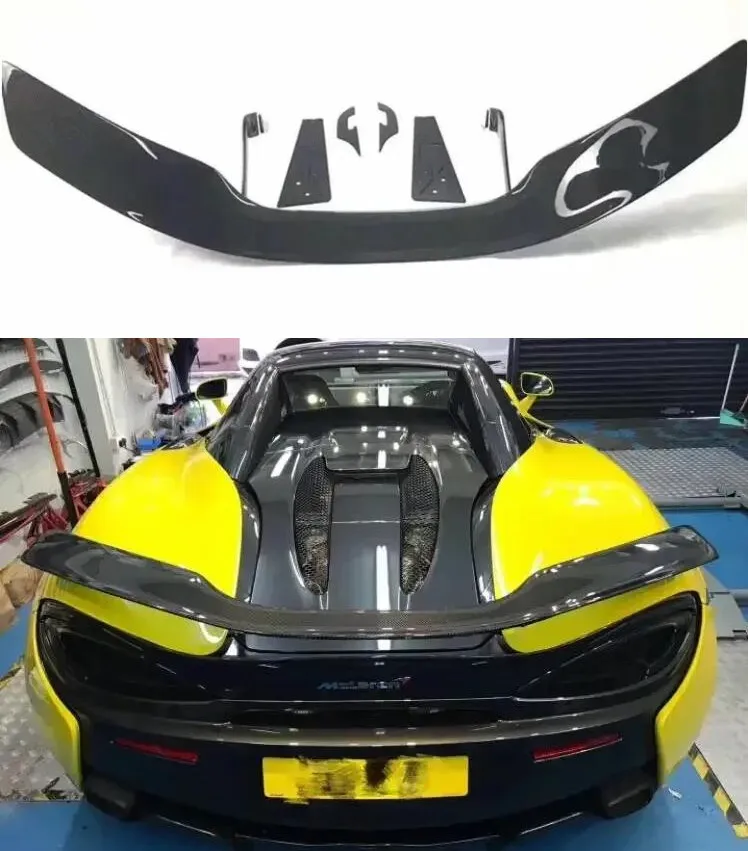 

Высококачественный задний спойлер из настоящего углеродного волокна для McLaren 570S 570GT 540C 2016-2023