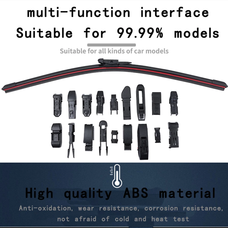 alwaiiz Ruitenwisserbladen, rubber, wisserrubber, 800 mm, op maat te snijden, reserverubber, vult rubberen strips op maat