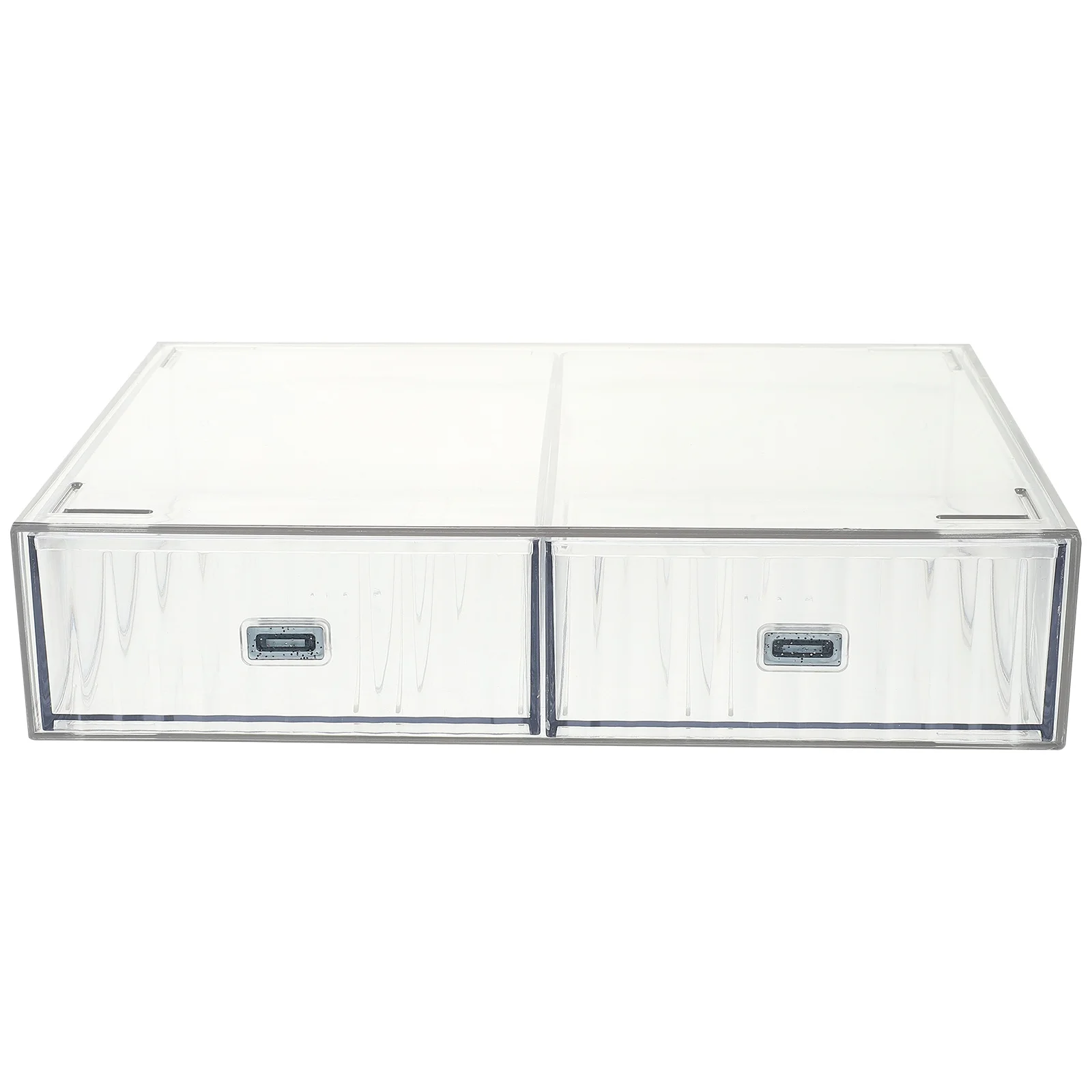 

Desk Storage Drawer Plastic Organizer Box Smooth Surface Stackable Storage Organizer for Jewelry Cosmetics Stationery