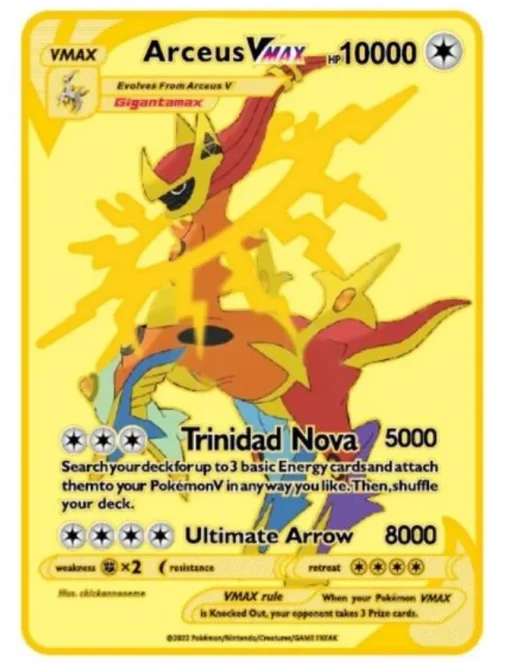 2026 Poke Metallkarte Englisch Anime Charizard Arceus Mewtwo Blastoise Vmax GX V Buchstaben Spiel Sammelkarten Kinderspielzeug Geschenk – Detail 20
