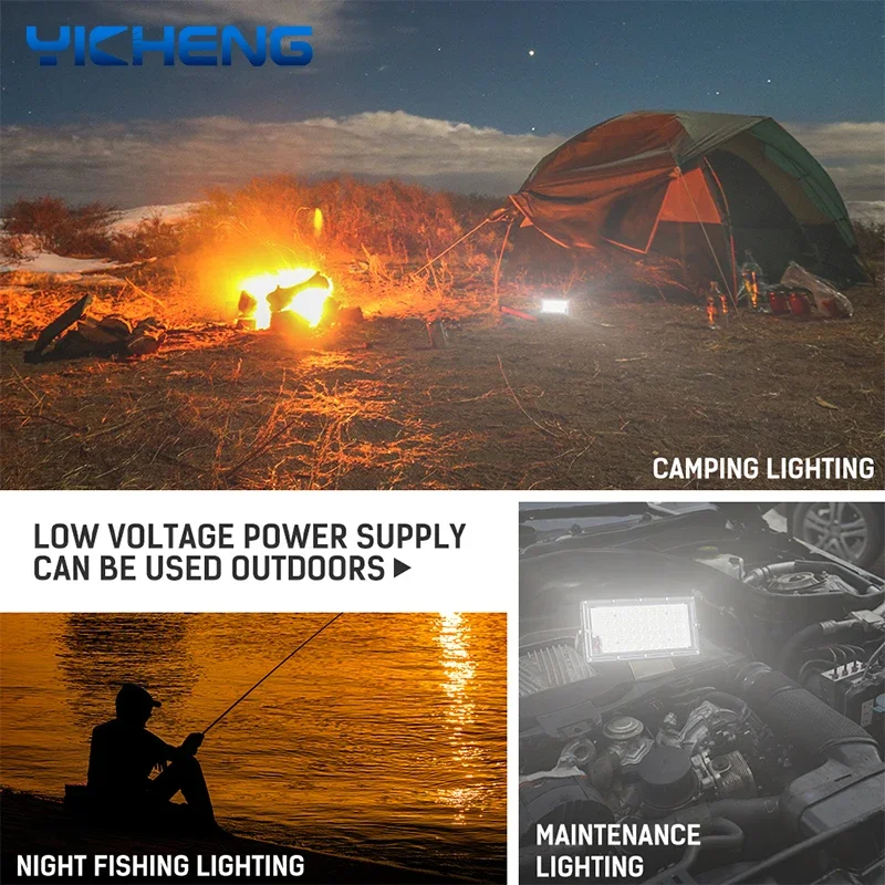 LED Floodlight 50W 100W Outdoor Emergency Lamp Spotlight for Camping Hiking Work