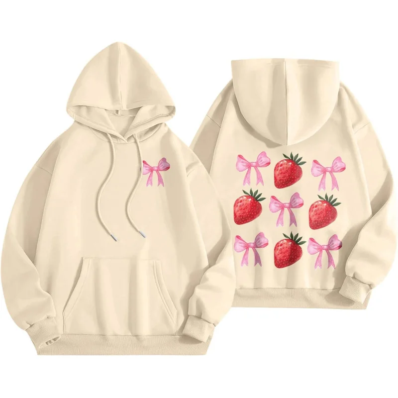 

Women's fashionable long sleeved women's casual hooded sweatshirt autumn loose pullover