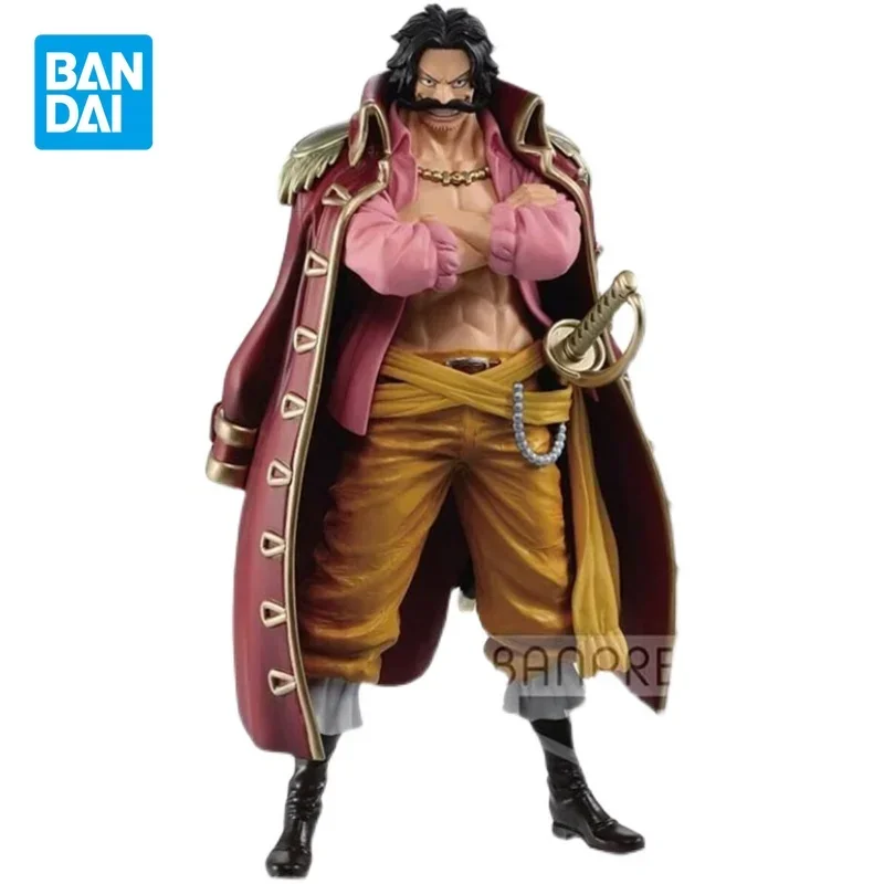 

Bandai Genuine One Piece Anime Gol D Roger Action Figures DXF Grand Line Collectible Model Exquisite Doll Toys Gifts for Kids