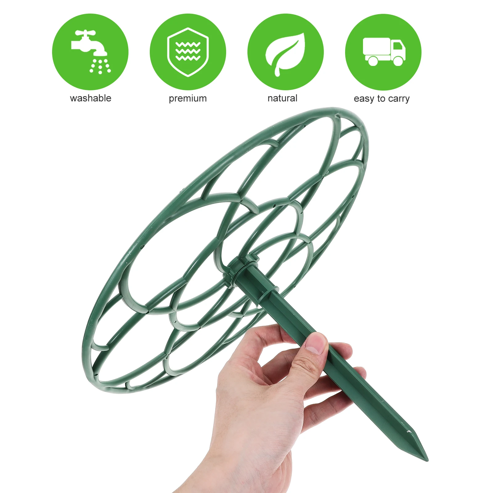 

2PCS Sun Flower Stand 28CM 23CM Durable Easy Install Plants Support Rack Gardening Lollipop Climbing Vine Flower Pot Bracket