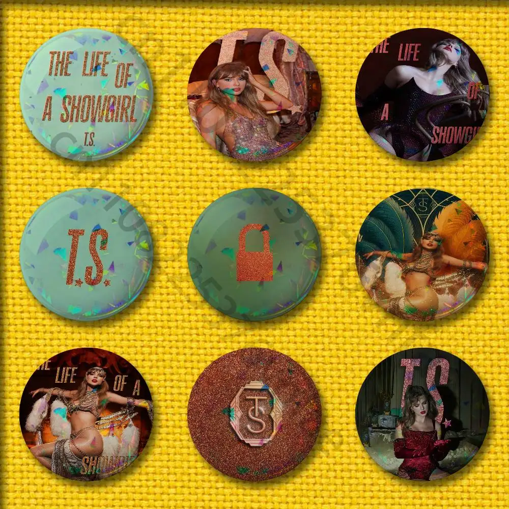 

Singer Showgirl S-SwiftS Badges Badge 75mm 25mm 44mm 32mm 58mm Round Pin Brooch Souvenir Cosplay Gift Adornment