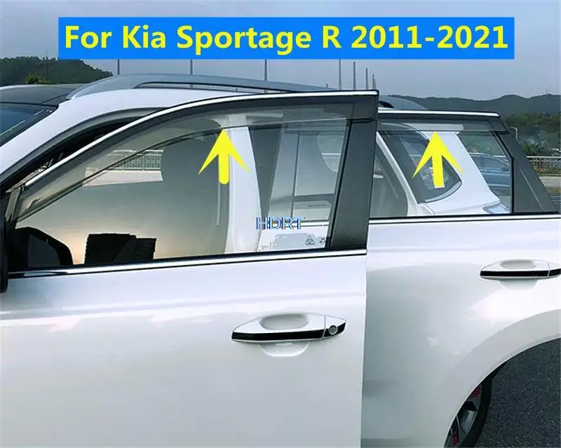 

Оконный козырек для Kia Sportage R 2011-2020, автомобильный Стайлинг, защита от ветра, дождя, солнца, дефлектор, вентиляционный оттенок, навес, аксессуары