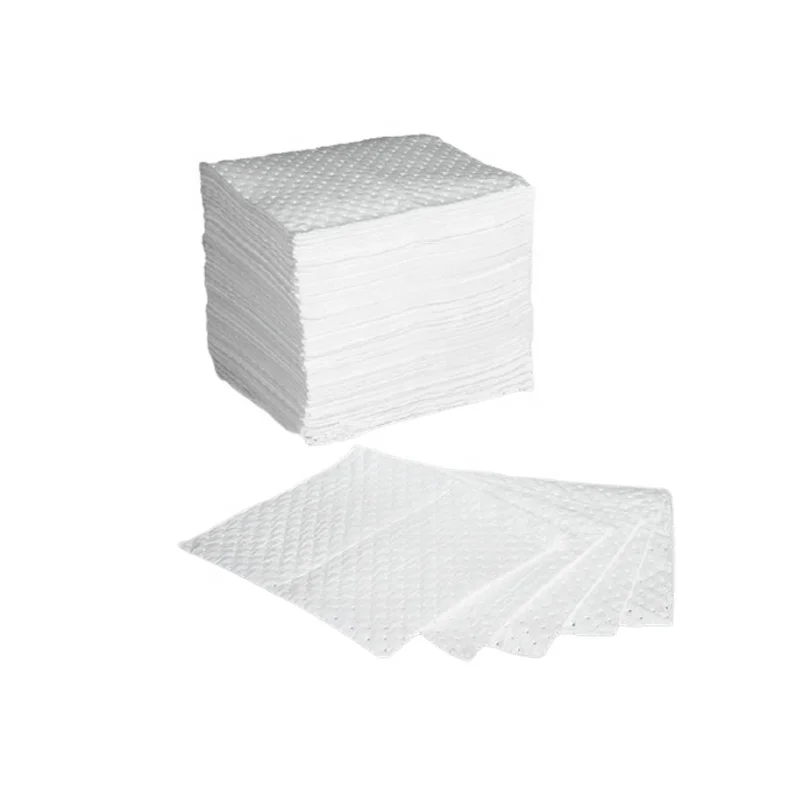 Tampone assorbente bianco leggero solo per l'olio essenziale per la gestione delle fuoriuscite di emergenza