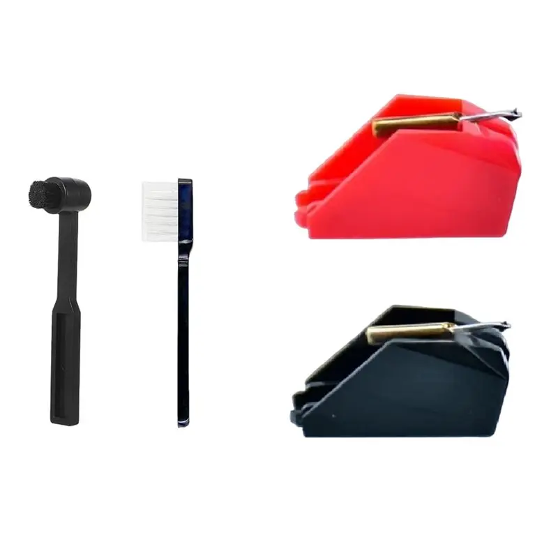 For Technics P30 EPS30CS EPS24CS Eps25cs SLBD2 SLDD2 2Pcs Turntable Needle Phonograph Record Needle With Cleaning Brush