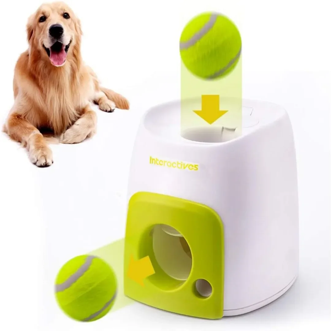 

Pet Dog Reward Machine Tennis Toy Dog Interactive Leaky Food Device Pet Throw Baseball Transmitter