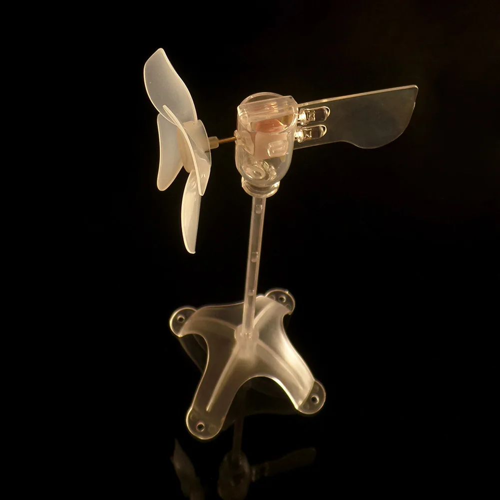 Teaching Experiment LED Teaching Tools LED Tools Wind Turbine Generator Plastic 360graus At Any Angle Automatically