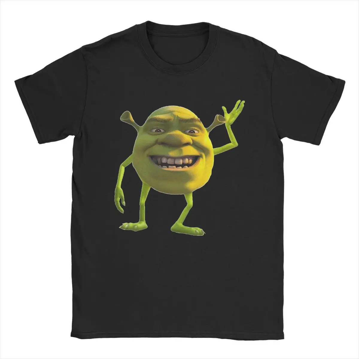 Summer Men Women Shreks Wazowski Funny Meme T Shirts Apparel Cute Monsters 100% Cotton Tops T-shirt Novelty Tee Shirt