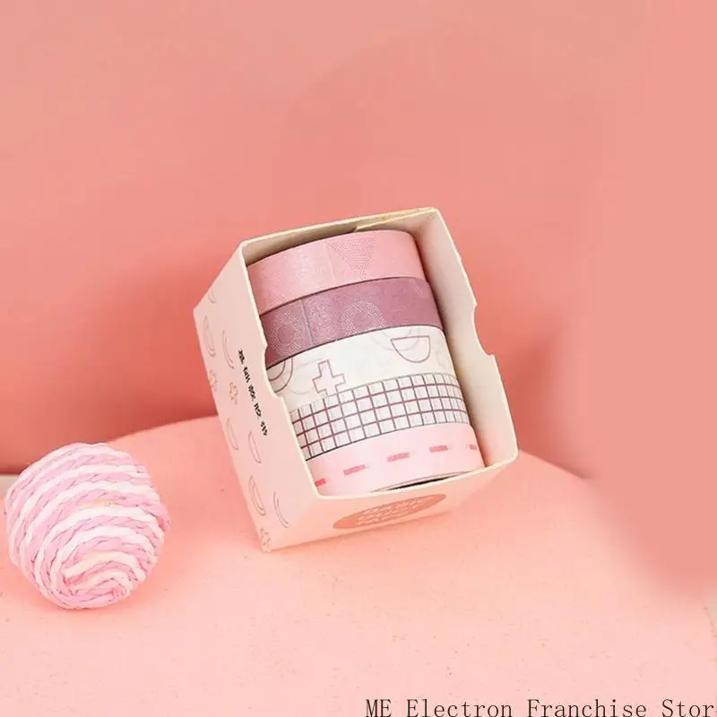 T5EA 5Rolls декоративной ленты для скрапбукинга для Art Craft 10 ммх2 м.