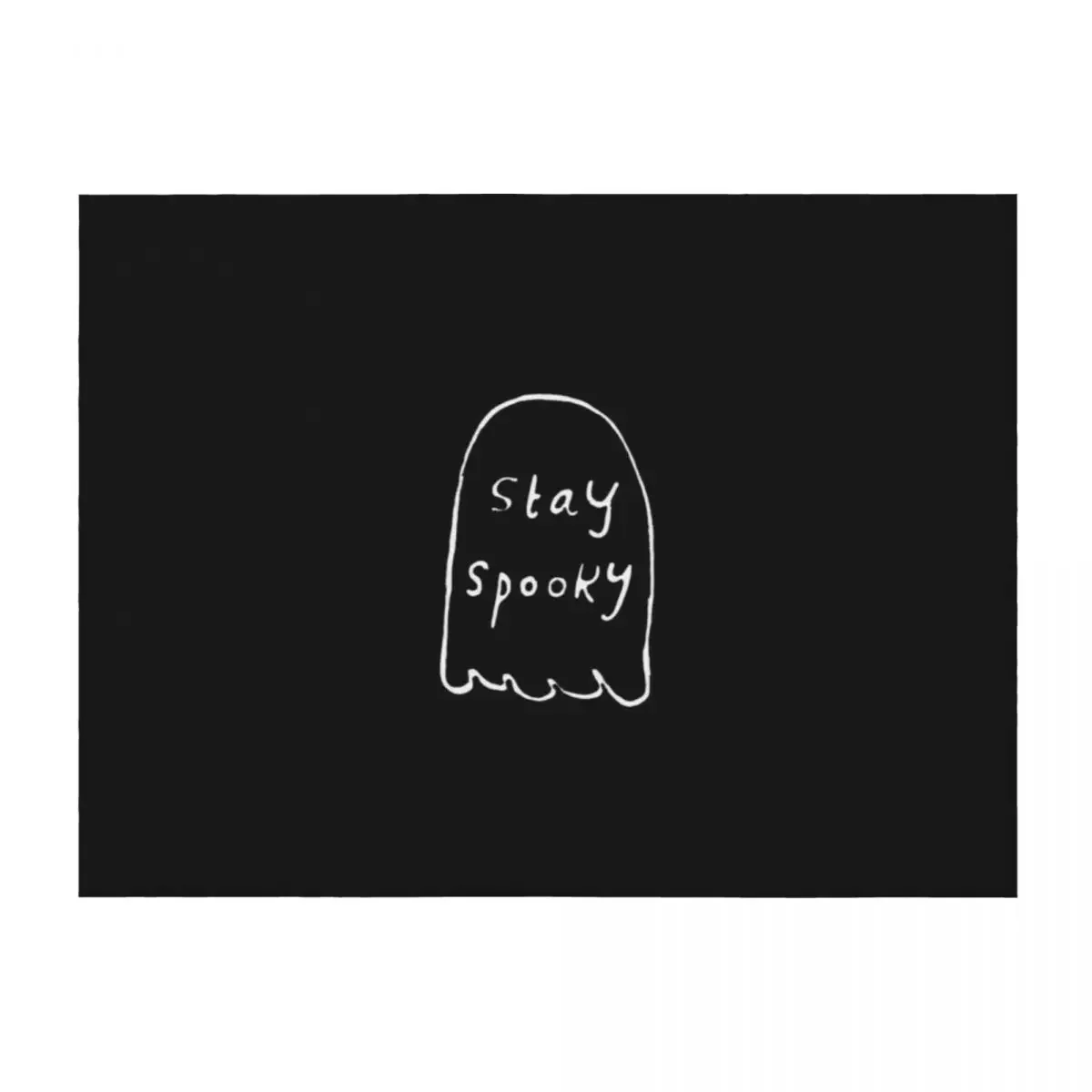 

Stay spooky ghost Throw Blanket sofa bed Blankets Sofas Of Decoration Plaid on the sofa Thin Blankets