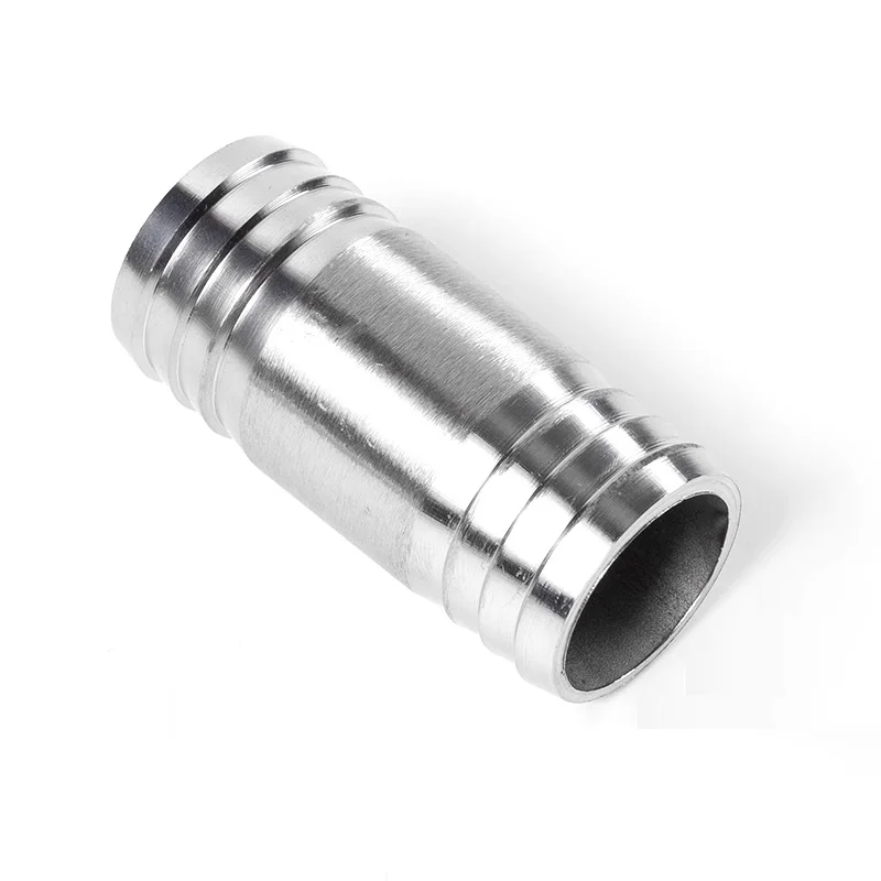 6 8 10 13 14 18 21 2225 mm Schlauchtülle gerade durch Zweiwege-Rohrverschraubungen aus Edelstahl 304, Verbindungslänge 50 mm, 55 mm, 60 mm, 65 mm – Detail 2