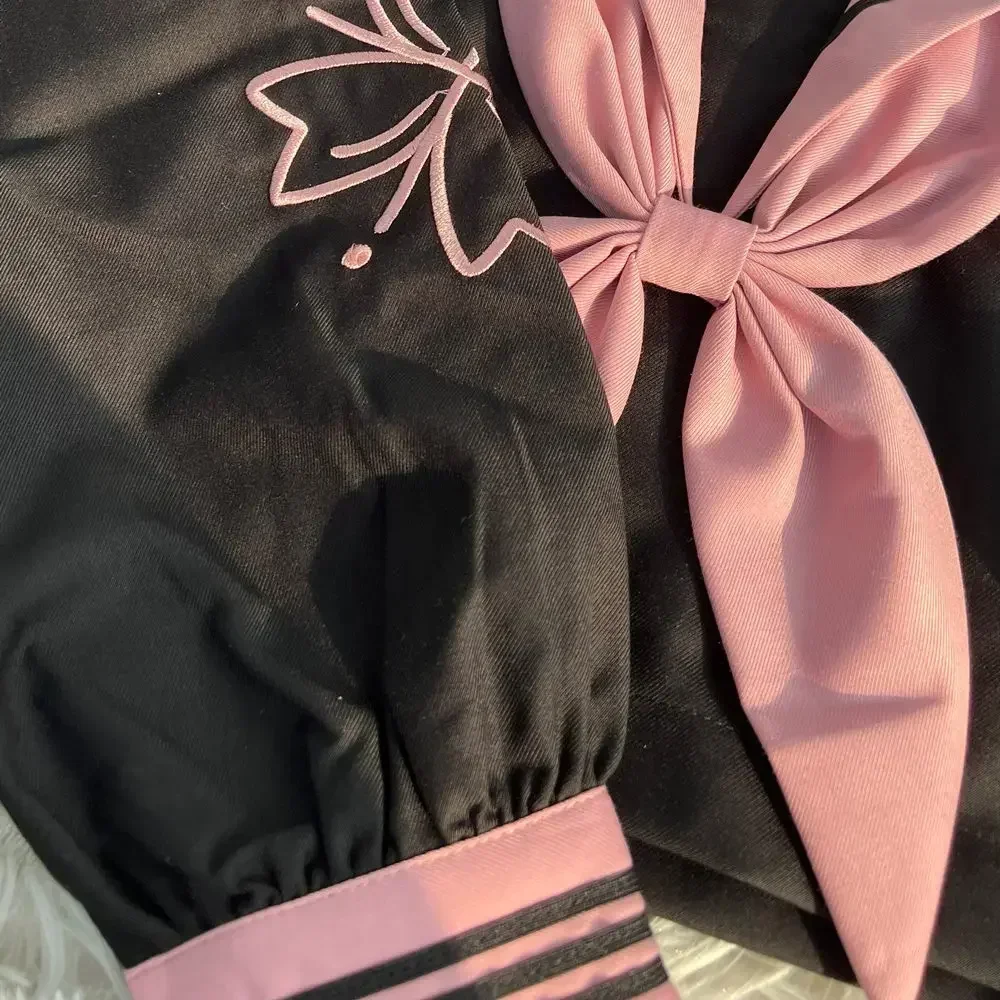 Mädchen cosplay Schuluniformen in rosa und schwarz jk Stil lang und kurz ärmelig Seemann Anzug japanischen College-Stil süßen Anime