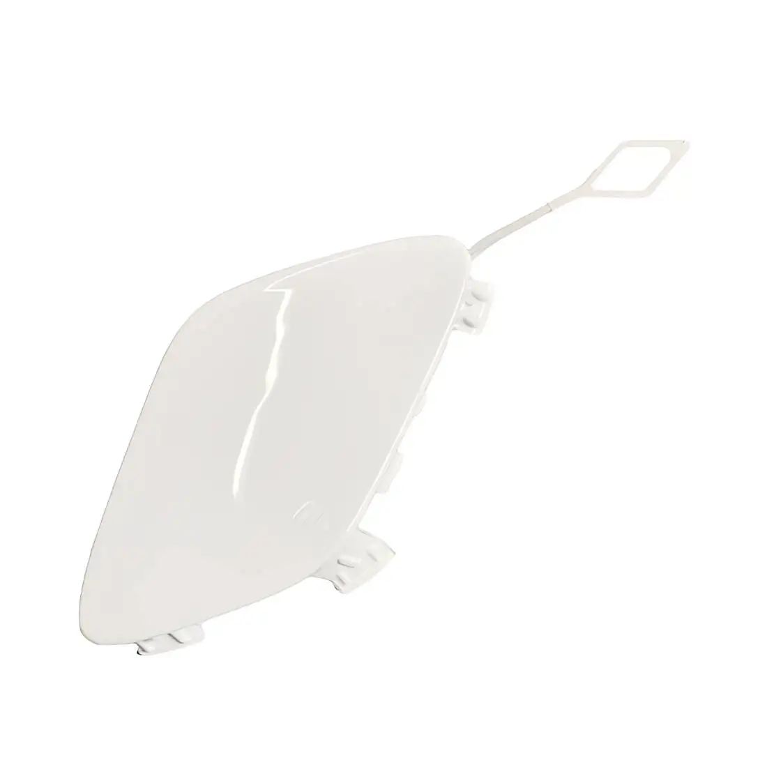 White Front Bumper Tow Eye Hook Hole Bezel Cover Cap Lid Fit For Mercedes-Benz E-class W212 E300 E350 E550 without AMG 2013-2015
