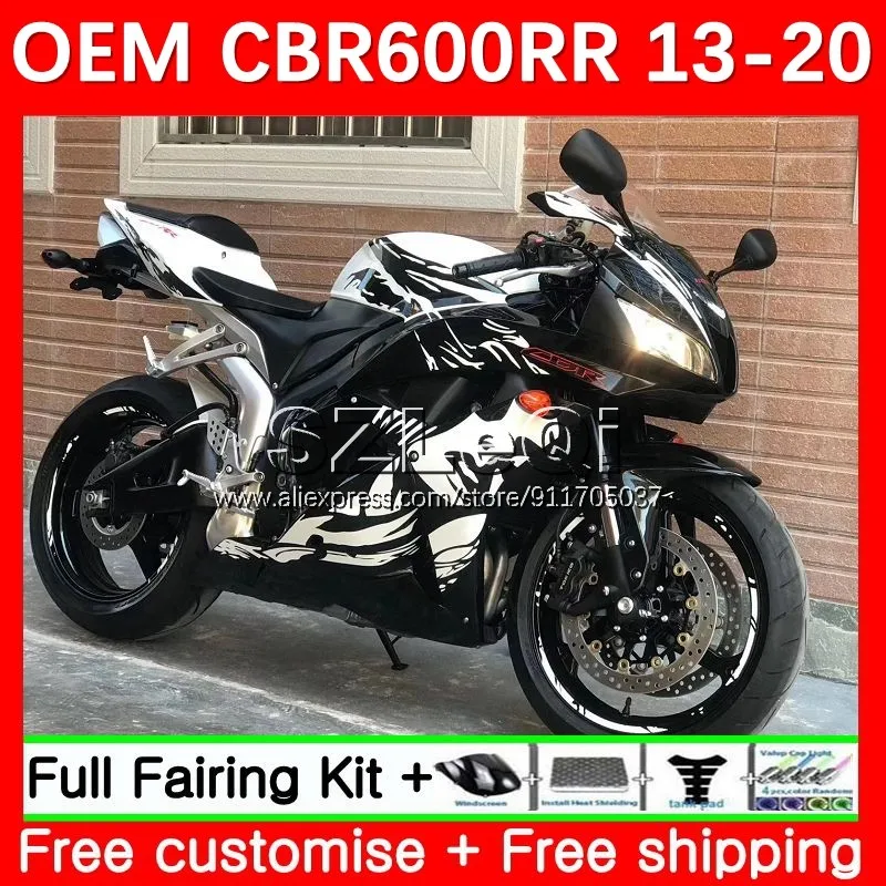 White black Fairing For HONDA CBR600RR CBR 600CC 600RR 600 CC F5 13 14 15 16 17 40No.179 CBR600 RR 2018 2019 2020 2021 2022 2023