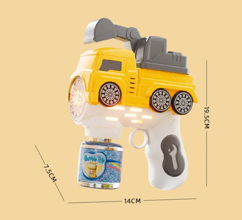 12-gaats handheld geluid en licht elektrische bellenmachine speelgoed simulatie techniek auto bubble speelgoed voor kinderen verjaardag speelgoed cadeau