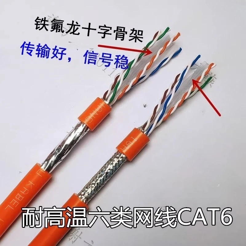 

YAOHU HTR02/CAT5E/CAT6A Сетевой кабель Super категории 5, высокая термостойкость, устойчивый к низким температурам