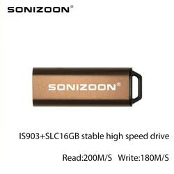 SONIZOON SLC level 8GB 16GB 32GB 64GB USB Flash Drive USB3.0 High speed PenDrive stable business generous Free shipping