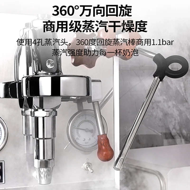 Luxury 1 Group Vibration Pump Hotel Coffee Shop Shop Commercial Professional Manual E61 Espresso Coffee Machine