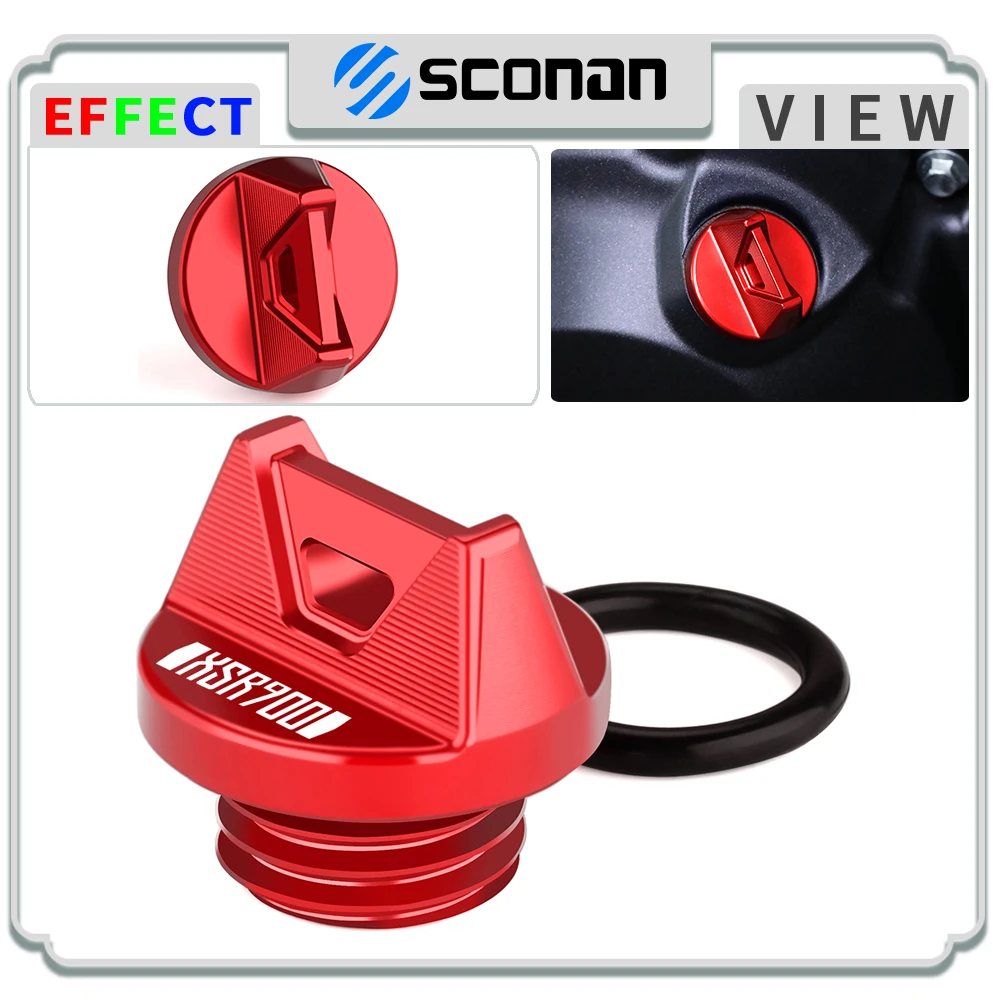 

For YAMAHA XSR900 XSR 900 2022 2023 2024 Motorcycle Accessories M20*2.5 Engine Oil Cap Plug Filler Nut Cap Cover CNC Aluminum