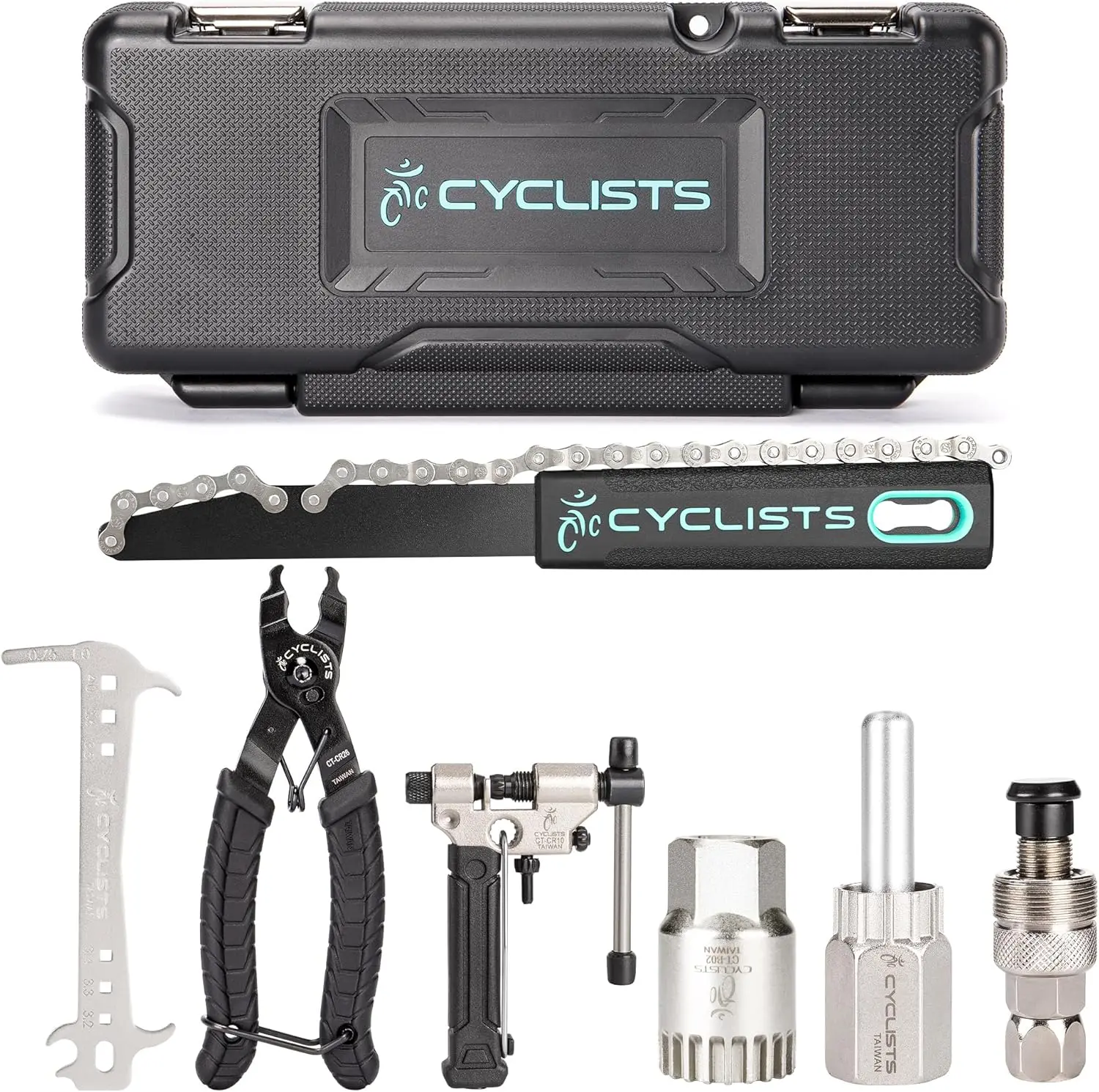 

7-Piece Bike Repair Tool Kit with Storage Case - Essential Bicycle Maintenance Set for Mountain & Road Bikes