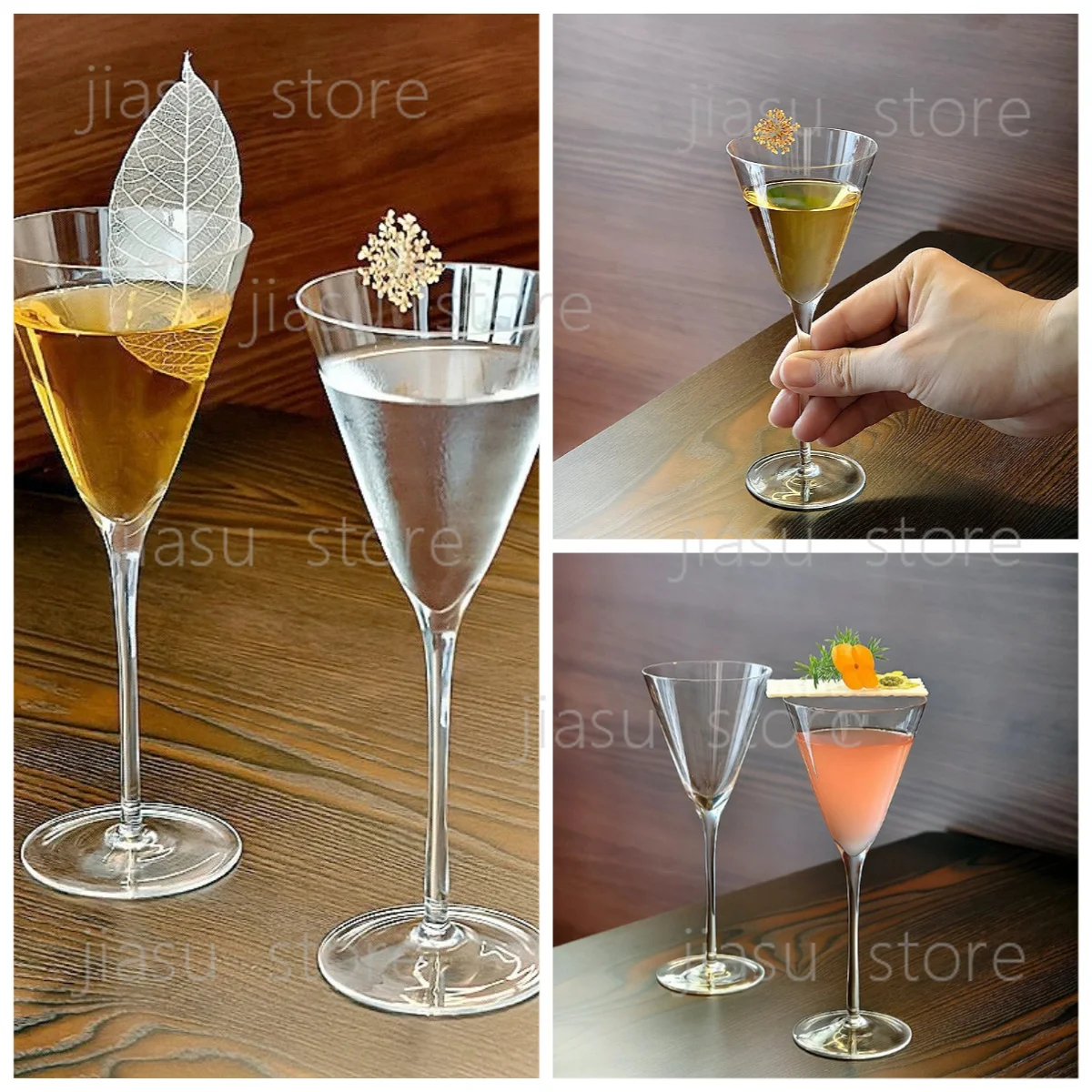 Kimura Small-Capacity Martini Glass High-Quality Cocktail Glass Japanese-Style Boutique Martini Glass