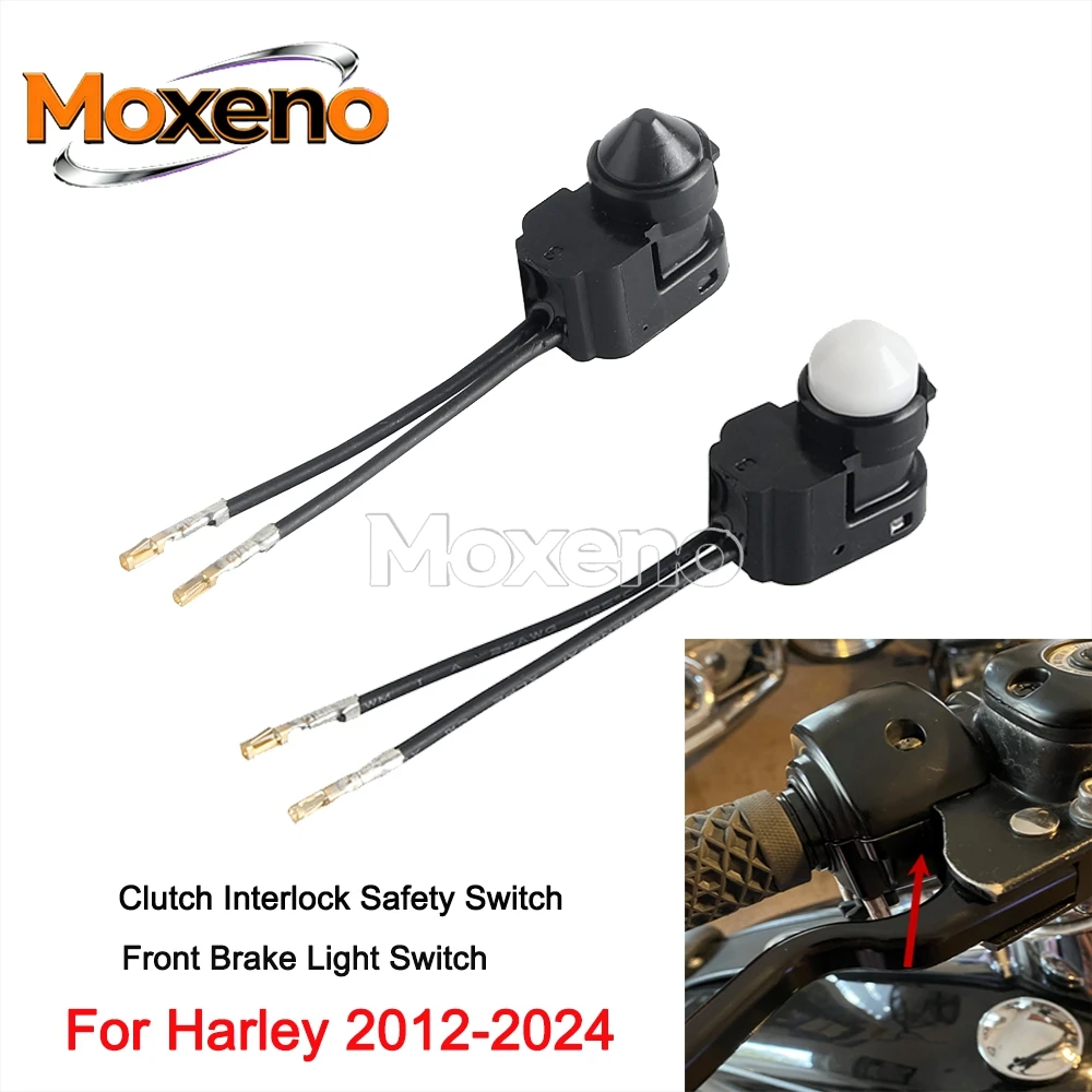 

Clutch Interlock Safety Switch For Harley Sporster XL 883 1200 Dyna FXD Softail FXST 2012+ Motorcycle Front Brake Switch Button