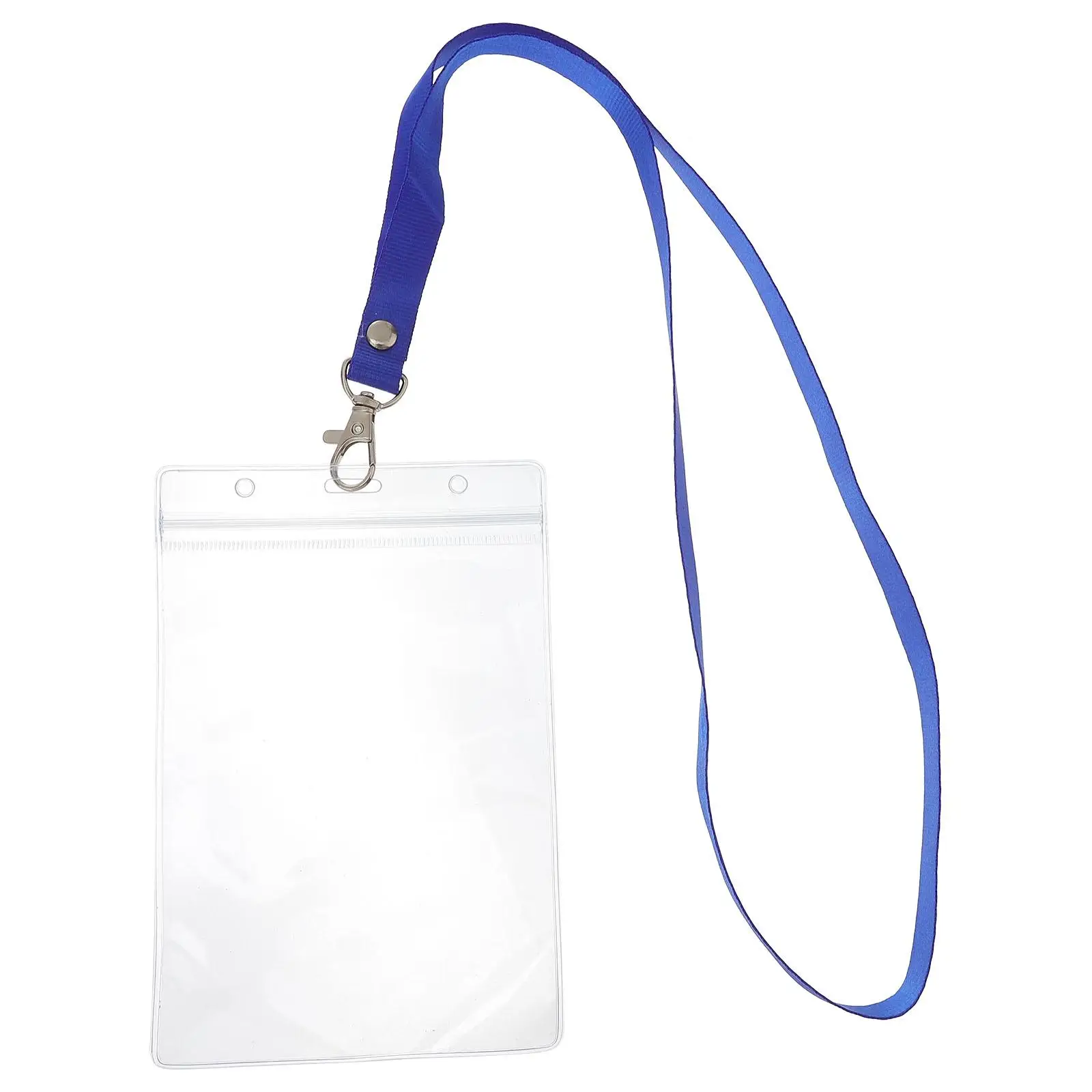 8 ชิ้นผู้ถือบัตรชุด ID ฝาครอบแท็กแขวนน้ําหนักเบาสัมภาระอุปกรณ์เสริม Storage Solution