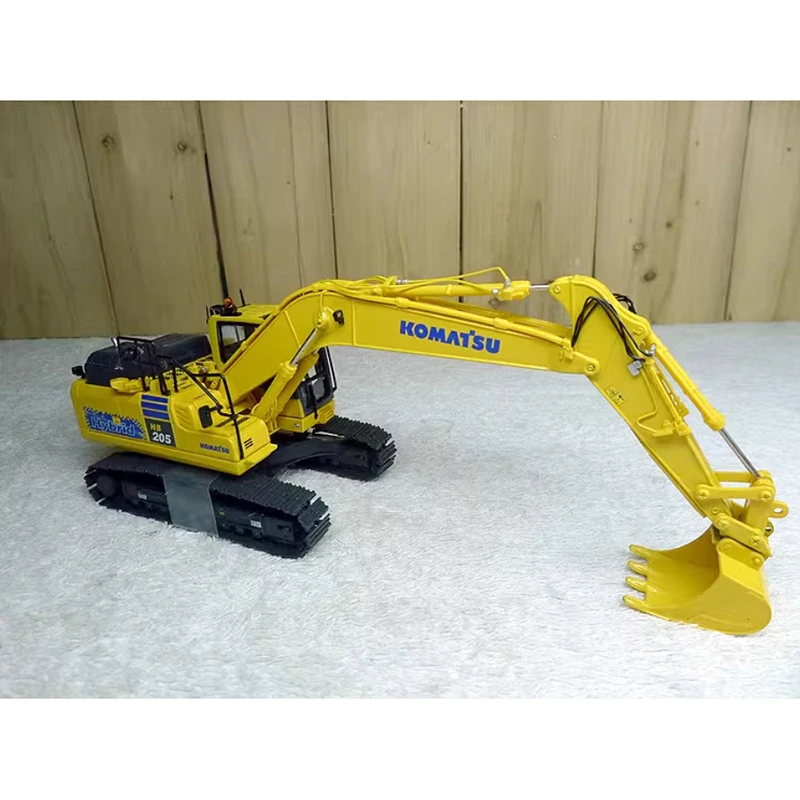 UH Diecast 1/50 Scale   HB205-3 Excavator Forklift Alloy Engineering Vehicle Model Collection Souvenir Display Ornaments
