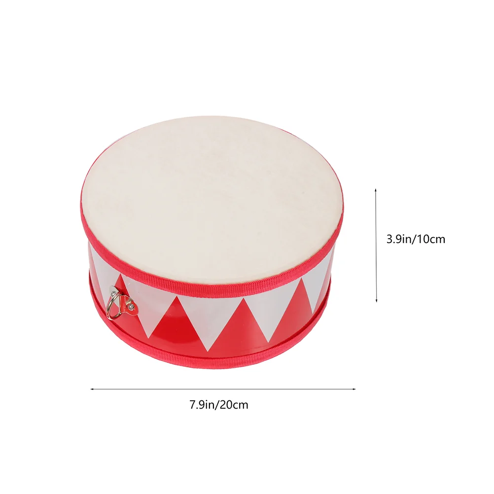 Percussion Toy Children's Snare Drum for Kids Educational Toys Red Polyester