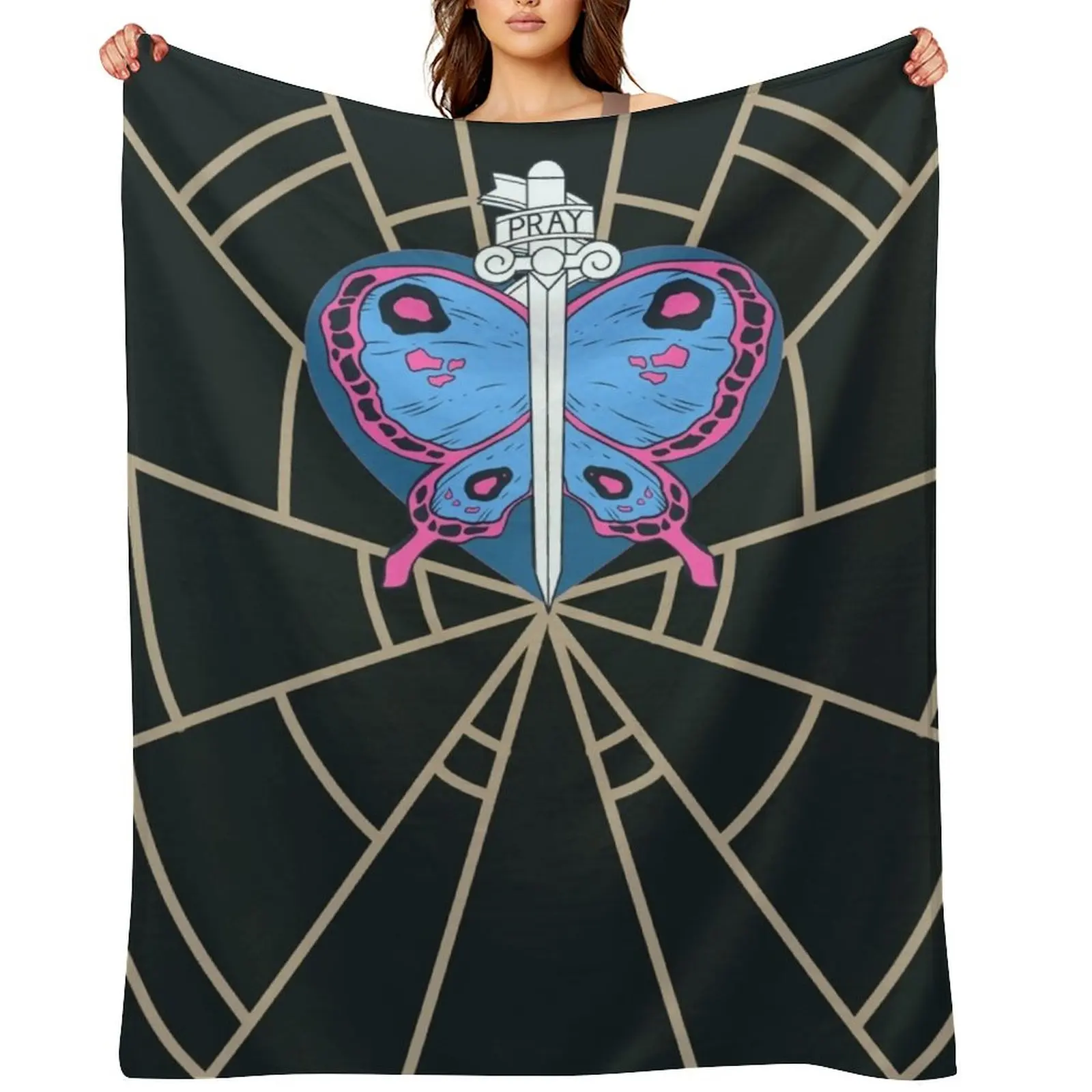 

Jolyne Shirt Throw Blanket Cute Furry Decorative Sofa heavy to sleep Blankets