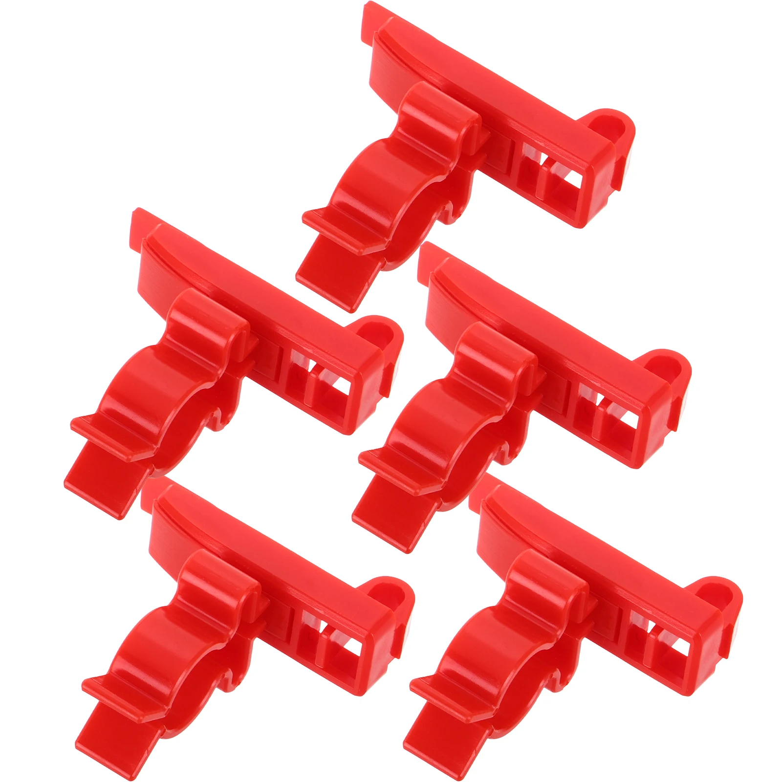 

5pcs Wall Mounted Pegboard Hooks Black Plastic Cable Anchors Tool Organizer For Auto Detailing Supplies Workshop Storage