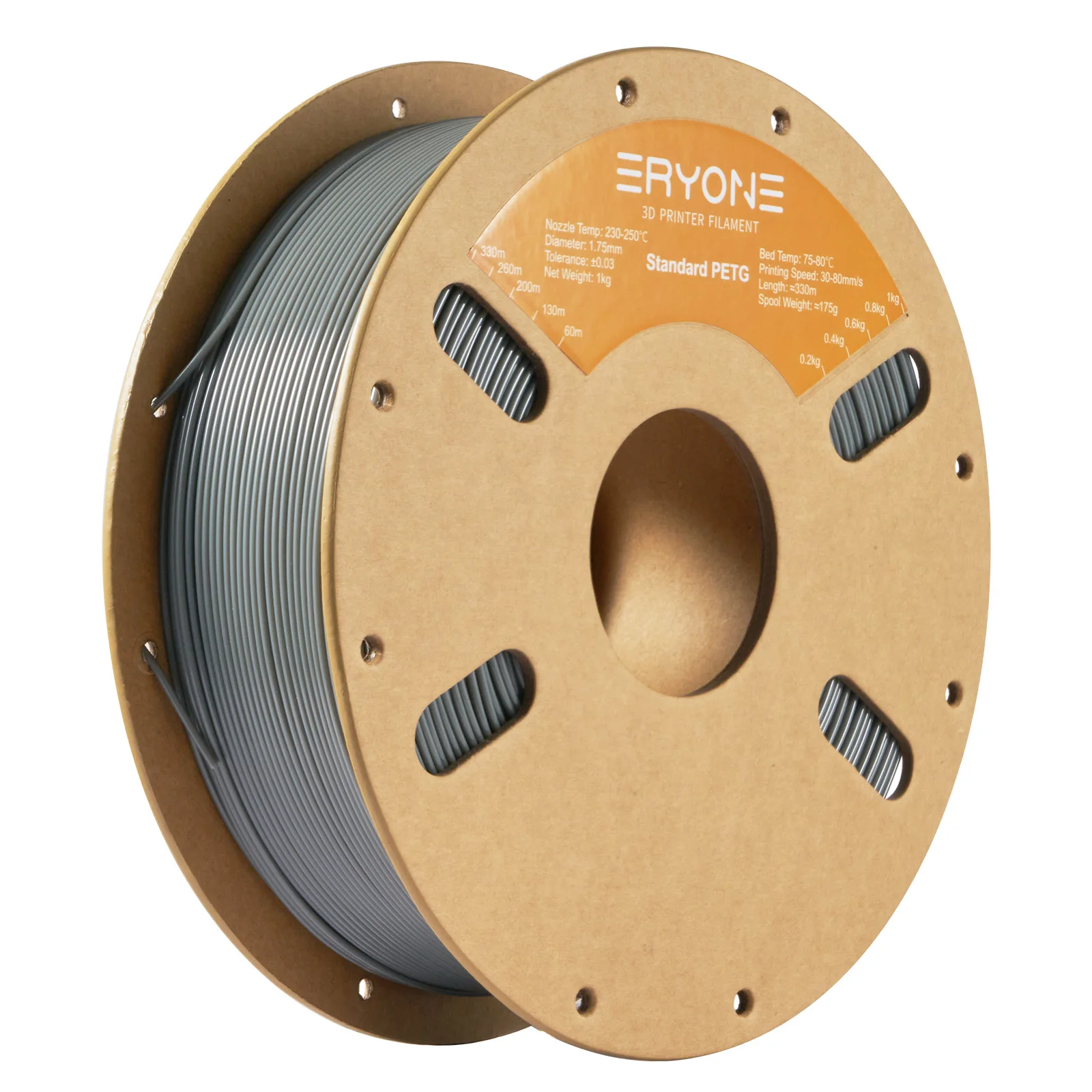 ERYONE 10KG Standard PETG Filament 1,75mm für 3D-Druck, Mehrfarbig Erhältlich, PETG-Filament, 3D-Filament Großhandel, 1KG/Spule – Detail 21