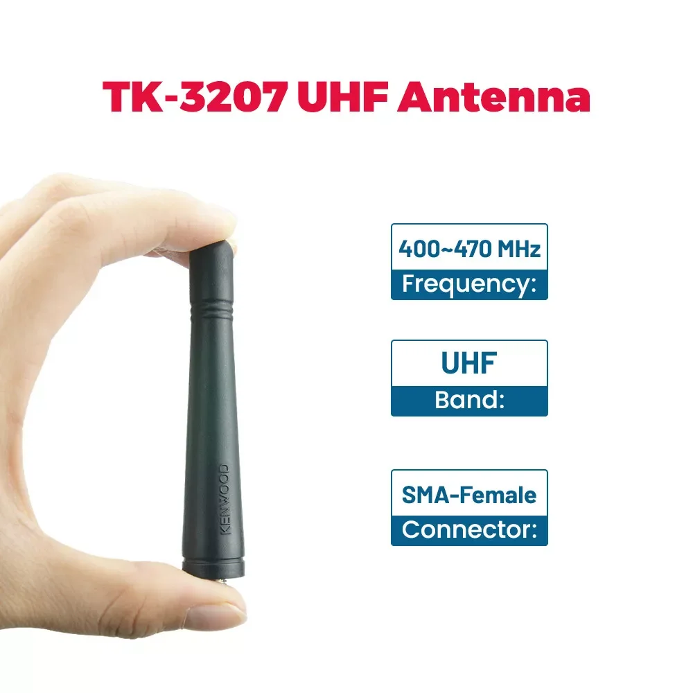 5pcs KRA23 UHF 400-470MHz SMA-Feamle Antena para Kenwood TK-3207G TK3207 TK3107 PUXING WOUXUN Baofeng HYT QUANSHENG LINTON Radio