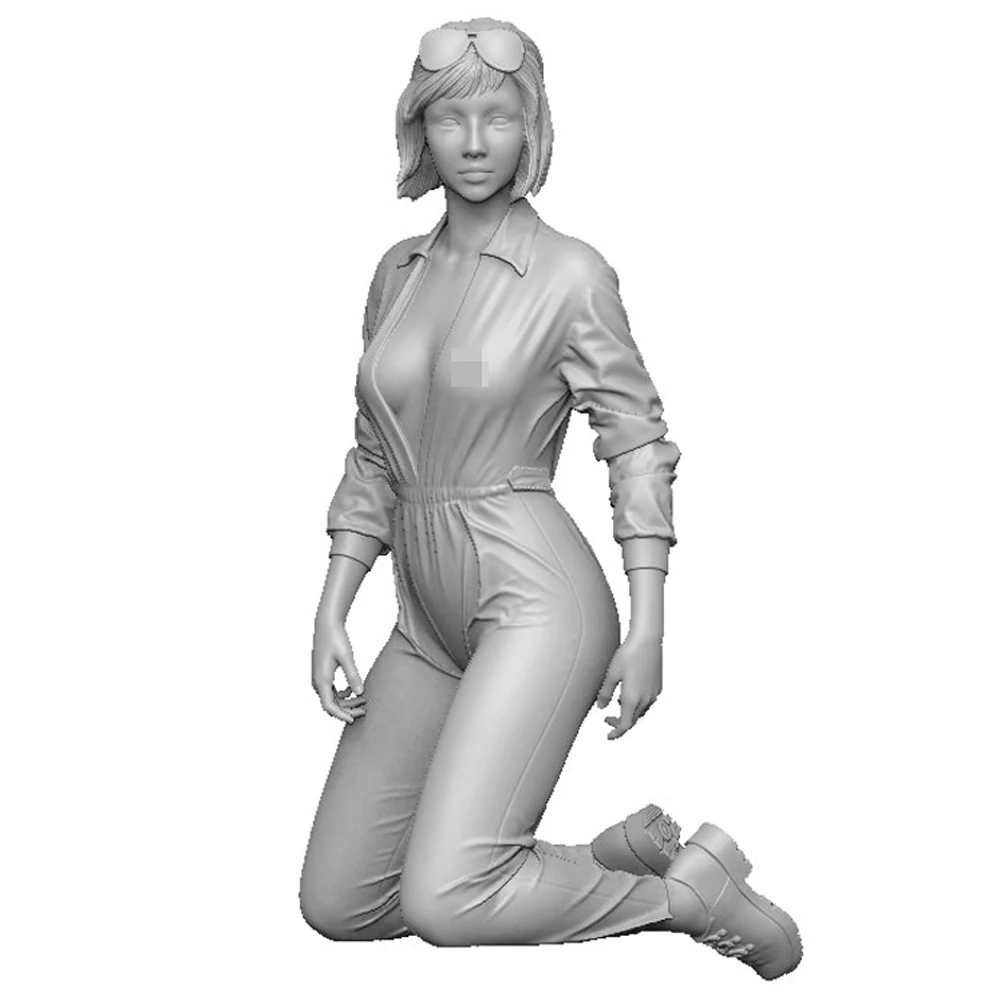 Фигурка модели из смолы, GK, девочка-механик ДАНА 1/24, тема научной фантастики, комплект в разобранном и неокрашенном виде