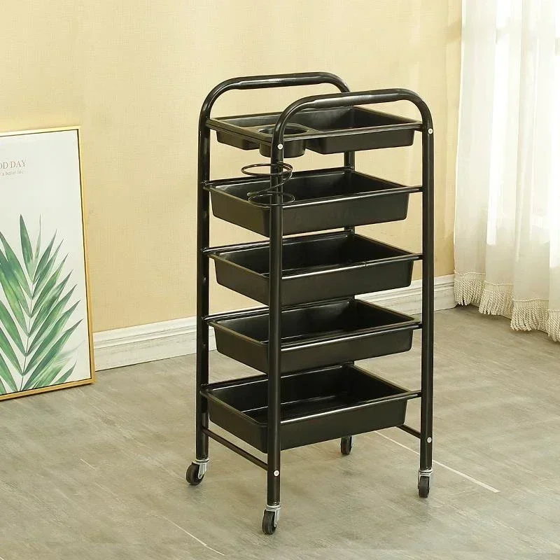 

Золотая тележка для салона, высококачественная многофункциональная тележка, вспомогательная колесница, парикмахерское оборудование, организация салона красоты