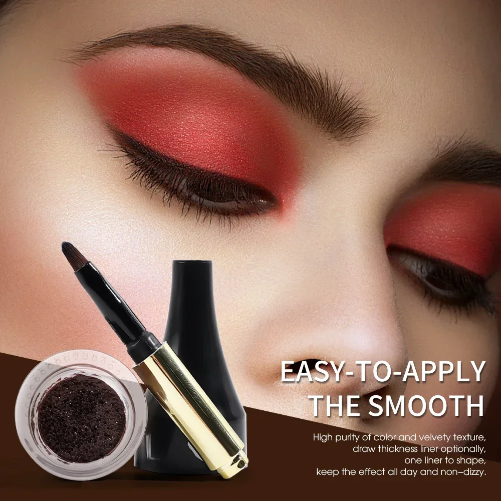 4 Colors Brown Black Eyebrow Cream Enhancers Waterproof Long-lasting Air-cushion Dye Brows Gel Tinted Makeup Liquid Eyebrows